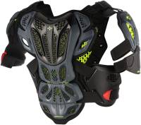 Alpinestars - Alpinestars A-10 Roost Deflector - 6700517-1431-ML - Black/Fluorescent Yellow - Md-Lg - Image 2