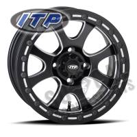 ITP - ITP Tsunami Simulated Bead Lock Wheel - 14X7 - 5+2 Offset - 4/115 - Matte Black - 1422072727B - Image 1