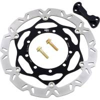 EBC - EBC Supermoto Carbon Fiber Look Contour Brake Rotor Kit - SMX6309 - Image 2