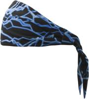 Schampa - Schampa Old School Bandana - OSB1-36 - Blue Lightning Bolts - OSFM - Image 2