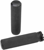 Arlen Ness - Arlen Ness Fusion Series Grips - Knurled - Black - 07-325 - Image 1