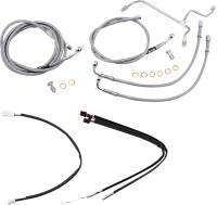 Burly Brand - Burly Brand Handlebar Cable/Line Install Kit - Stainless Steel - B30-1165 - Image 1