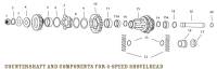 Eastern Motorcycle Parts - Eastern Motorcycle Parts 1st and Reverse Gear Countershaft Bushing for 4-Speed Big Twin (Ref# 5) - A-35789-36 - Image 2