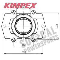 Kimpex - Kimpex Carburetor Mounting Flange - 07-101-02 - Image 3