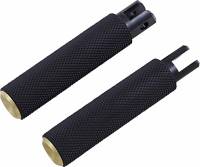 Arlen Ness - Arlen Ness Fusion Driver Footpegs - Knurled - Brass - 07-944 - Image 1