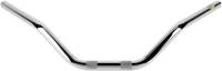 Flanders - Flanders 1in. Swept Back Custom Bend Handlebar - Knurled and Dimpled - Chrome - 650-08075 - Image 1