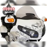 Klock Werks - Klock Werks 16in./20in. Flare Windshield - Vented - Clear - KWW-06-0261 - Image 2