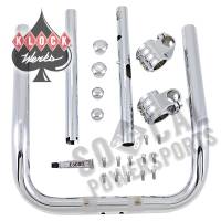Klock Werks - Klock Werks Pullback Klip Hanger Handlebar - 14in. - Chrome/Chrome - KW05-01-0334 - Image 1