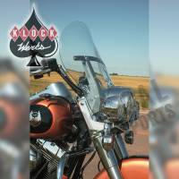 Klock Werks - Klock Werks 16.5in. Flare Billboard Windshield - Clear - KWW-02-0237 - Image 2