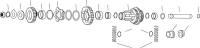 Eastern Motorcycle Parts - Eastern Motorcycle Parts 1st and 2nd Gear Countershaft Bushing for 4-Speed Big Twin (Ref# 11) - A-35791-36 - Image 2
