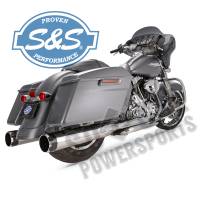 S&S Cycle - S&S Cycle MK45 4-1/2in. Performance Muffler - Chrome with Chrome Thruster End Caps - 550-0664 - Image 2