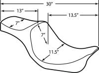 Drag Specialties - Drag Specialties Predator III Seat - Smooth - 0803-0601 - Image 3