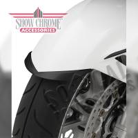 Show Chrome - Show Chrome Front Fender Tip Accent - Black - 52-940BK - Image 2