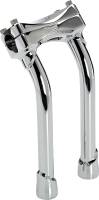 Biltwell Inc. - Biltwell Inc. O/S Murdock Riser - 10in. - Chrome - 6414-105-10 - Image 1