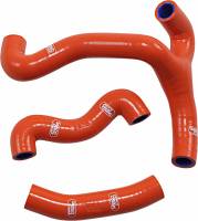 Moose Racing - Moose Racing Race Fit Radiator Hose Kit without Clamps - Orange - KTM-45-OR - Image 1