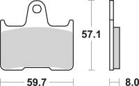 SBS - SBS LS Sintered Brake Pads - 715LS - Image 2