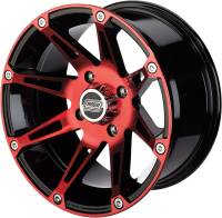 Moose Utility - Moose Utility 387X Wheel - 12x7 - 4+3 Offset - 4/110 - Red - 0230-0811 - Image 2