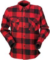 Z1R - Z1R The Duke Flannel Shirt - 3040-2815 - Red/Black - Medium - Image 1