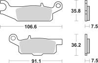 SBS - SBS SI Sintered Brake Pads - 849SI - Image 2