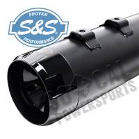 S&S Cycle - S&S Cycle MK45 4-1/2in. Performance Muffler - Black with Black/Machined Thruster End Caps - 550-0621 - Image 2