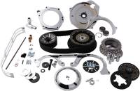 Belt Drives Ltd - Belt Drives Ltd 2in. Open Belt Drive Kit - Chrome - TC2PBH-2-C - Image 2