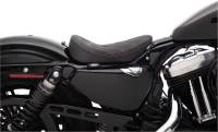 Drag Specialties - Drag Specialties Bobber-Style Solo Seat - Double Diamond - Silver Thread - 0804-0740 - Image 2