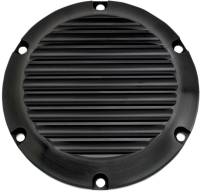 Joker Machine - Joker Machine Billet Derby Cover - Finned Black Anodized - 10-690-1 - Image 1