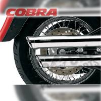 Cobra - Cobra 3in. Slashcut Slip-On Mufflers - Chrome - 6000 - Image 2