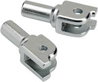 Biltwell Inc. - Biltwell Inc. Norman Footpeg Clevises - Chrome - 0107-1640-05 - Image 1