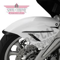 Show Chrome - Show Chrome Front Fender Side Accent - Black - 52-941BK - Image 2