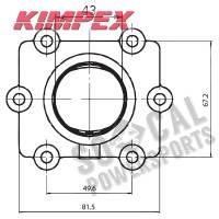 Kimpex - Kimpex Carburetor Mounting Flange - 07-100-61 - Image 2