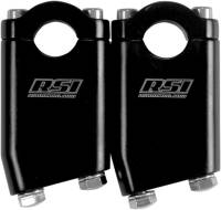 RSI Racing - RSI Racing Angled Handlebar Riser - 4in. Rise - 15 Degrees - Black - AR-4B-15 - Image 1