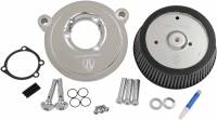 Arlen Ness - Arlen Ness Big Sucker Stage I Air Filter Kit w/ Synthetic Filter - Chrome - 50-515 - Image 1