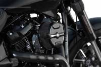 Arlen Ness - Arlen Ness Big Sucker Stage I Air Filter Kit - Black Knuckle - Red Filter - 18-342 - Image 2