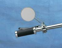 Drag Specialties - Drag Specialties Drag-Ness Round Series Mirror - with Stealth I Stem - 302155-BC4-LB16 - Image 2