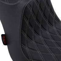 Z1R - Z1R Predator III Double Diamond Seat - Silver Stitch - 0810-2070 - Image 3