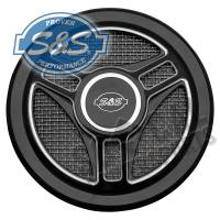 S&S Cycle - S&S Cycle Stealth Air Cleaner Cover - Tri-Spoke - 170-0210 - Image 1