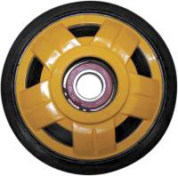 Parts Unlimited - Parts Unlimited Idler Wheel - 141mm x 20mm - Yellow - R0141D-2 401A - Image 1