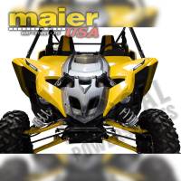 Maier Mfg - Maier Mfg Custom Scooped Hood - Black Carbon Fiber-Look - 19040-30 - Image 2