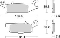 SBS - SBS SI Sintered Brake Pads - 850SI - Image 2