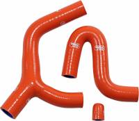 Moose Racing - Moose Racing Race Fit Radiator Hose Kit without Clamps - 3 - Orange - KTM-23-OR - Image 1