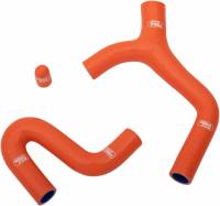 Moose Racing - Moose Racing Race Fit Radiator Hose Kit without Clamps - 3 - Orange - KTM-23-OR - Image 2
