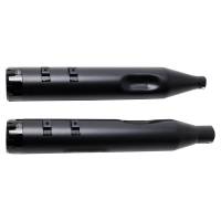 S&S Cycle - S&S Cycle MK45 4-1/2in. Performance Muffler - Black with Chrome Thruster End Caps - 550-0666 - Image 1