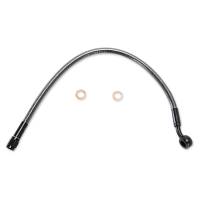 Magnum - Magnum Black Pearl Designer Series ABS Front Upper Brake Line - 10mm. 35deg. Banjo - 15in. - AS47115 - Image 1