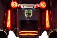 Ciro - Ciro Fascia Lights - Chrome/Red - 40043 - Image 2