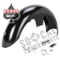 Klock Werks - Klock Werks Tire Hugger Series Slicer Front Fender with Raw Mounting Blocks for 19in. Wheel - KW05-06-0003-R - Image 1