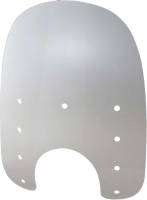 Memphis Shades - Memphis Shades Memphis Slim Windshield (7in. Cutout) - 17in. - Clear - MEM4210 - Image 2