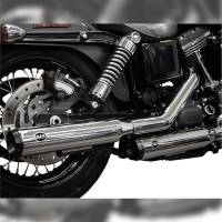 S&S Cycle - S&S Cycle Grand National Slip-On Mufflers - Chrome - 550-0719 - Image 1