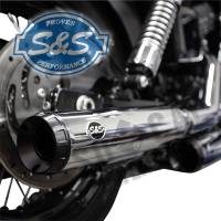S&S Cycle - S&S Cycle Grand National Slip-On Mufflers - Chrome - 550-0719 - Image 4
