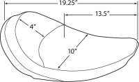 Drag Specialties - Drag Specialties Wide Solo Seat - Smooth - 0805-0078 - Image 4